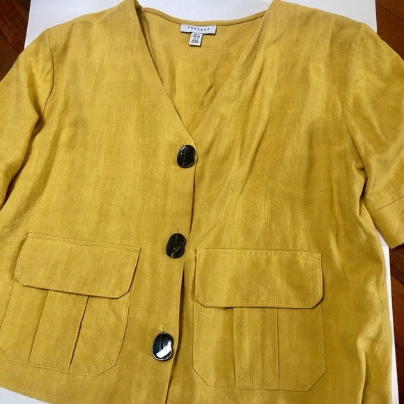 topshop yellow top⭐️ - Picture 6 of 8